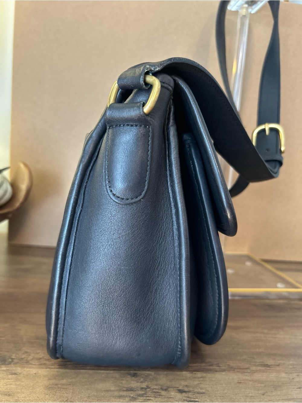 💙 VINTAGE COACH LENOX | NAVY GLOVE-TANNED LEATHER 💙 - Picture 9 of 16